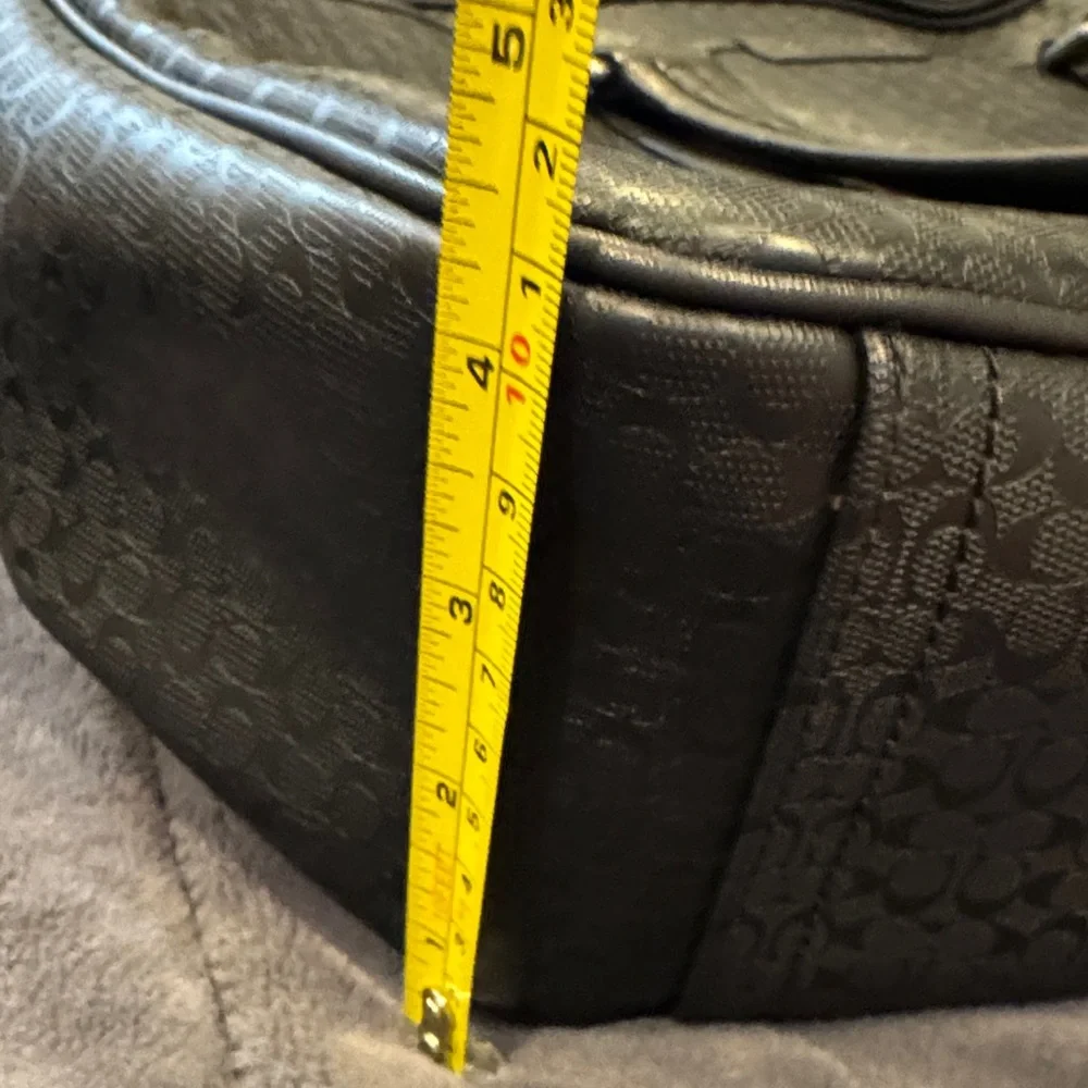 Coach Black Patterned Men's Briefcase